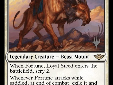 Fortune, Loyal Steed (Promo Pack) [Outlaws of Thunder Junction Promos] Sale