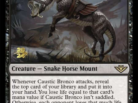 Caustic Bronco [Outlaws of Thunder Junction Prerelease Promos] Online Sale