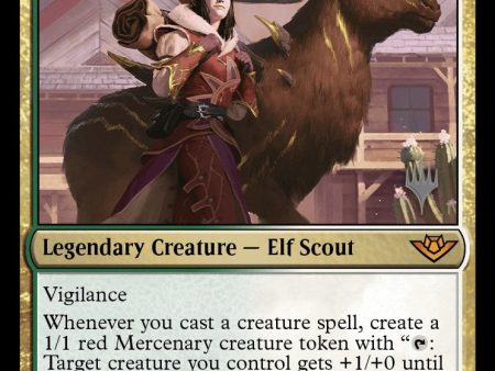 Selvala, Eager Trailblazer (Promo Pack) [Outlaws of Thunder Junction Promos] Cheap