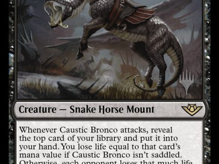 Caustic Bronco (Promo Pack) [Outlaws of Thunder Junction Promos] Online Hot Sale