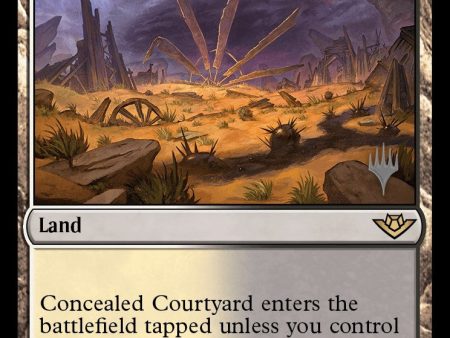 Concealed Courtyard (Promo Pack) [Outlaws of Thunder Junction Promos] Online Sale