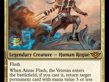 Annie Flash, the Veteran [Outlaws of Thunder Junction Prerelease Promos] For Sale