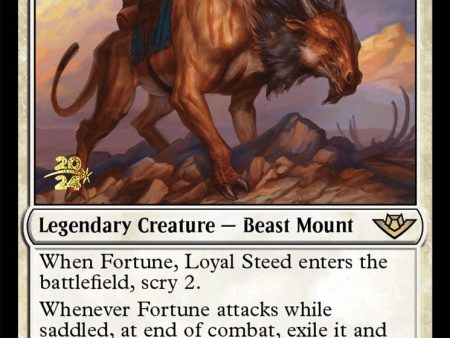 Fortune, Loyal Steed [Outlaws of Thunder Junction Prerelease Promos] Online now