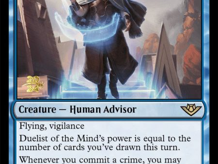 Duelist of the Mind [Outlaws of Thunder Junction Prerelease Promos] Hot on Sale