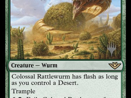 Colossal Rattlewurm (Promo Pack) [Outlaws of Thunder Junction Promos] For Cheap