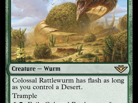 Colossal Rattlewurm [Outlaws of Thunder Junction Prerelease Promos] For Sale