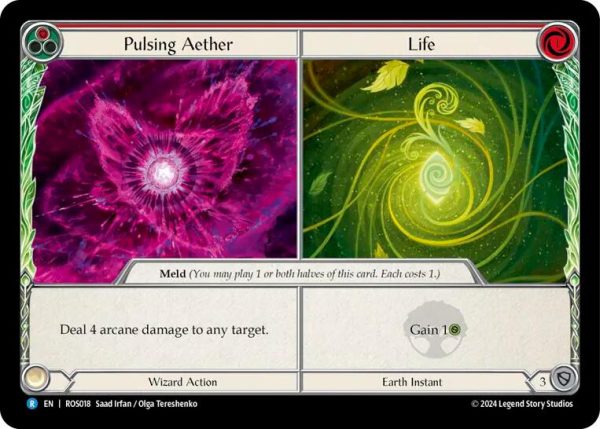 Pulsing Aether    Life [ROS018] (Rosetta)  Rainbow Foil For Discount