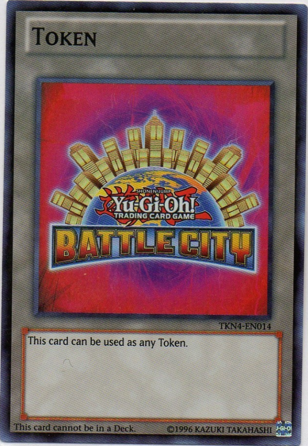 Yu-Gi-Oh! Battle City Token [TKN4-EN014] Super Rare For Sale